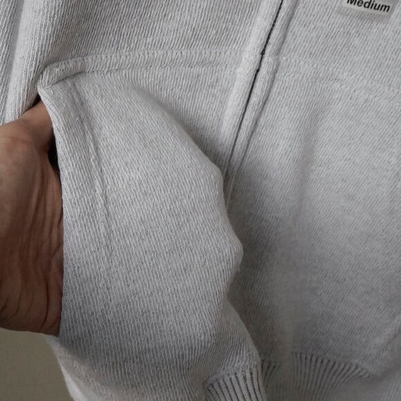 Mast General Store Sweater NC Gray Fleece Lined HIgh Neck Full Zip Sweater - Picture 5 of 13